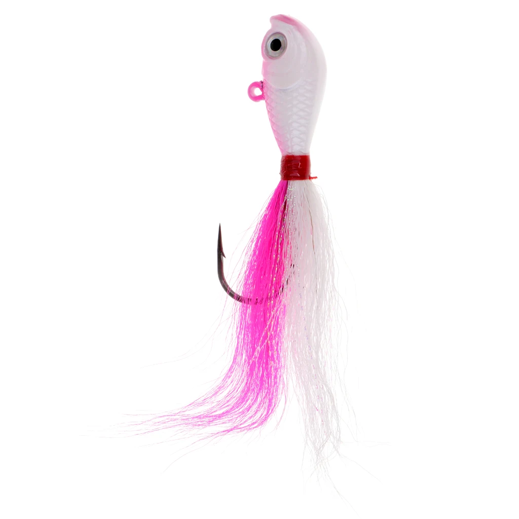 13cm 42g Jig Fluke Fishing Lure Saltwater Freshwater Baits Assorted Kit Bass Striper Bluefish Surf Bass Fishing Jig Hook Lure