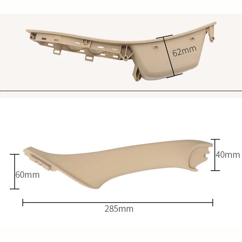 7 шт. внутренняя дверная ручка для салона автомобиля, Накладка для BMW 5 серии F10 F11 520 523 525 528 530 535 левый руль LHD