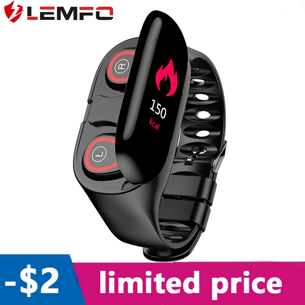 LEMFO M1 Смарт-часы IP68 Водонепроницаемый фитнес браслет - обзор