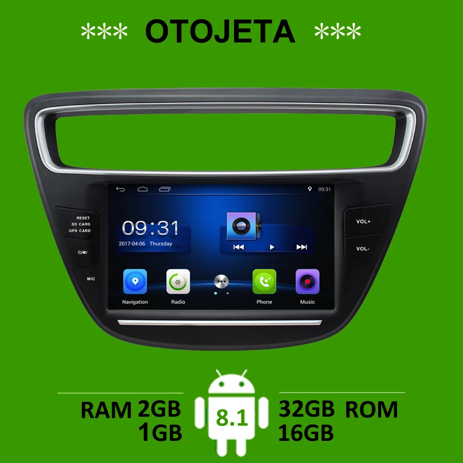 OTOJETA car accessory for Chevrolet Lova 2016 Low radio gps navi android 8.1 stereo bluetooth autoradio recorder carplay players