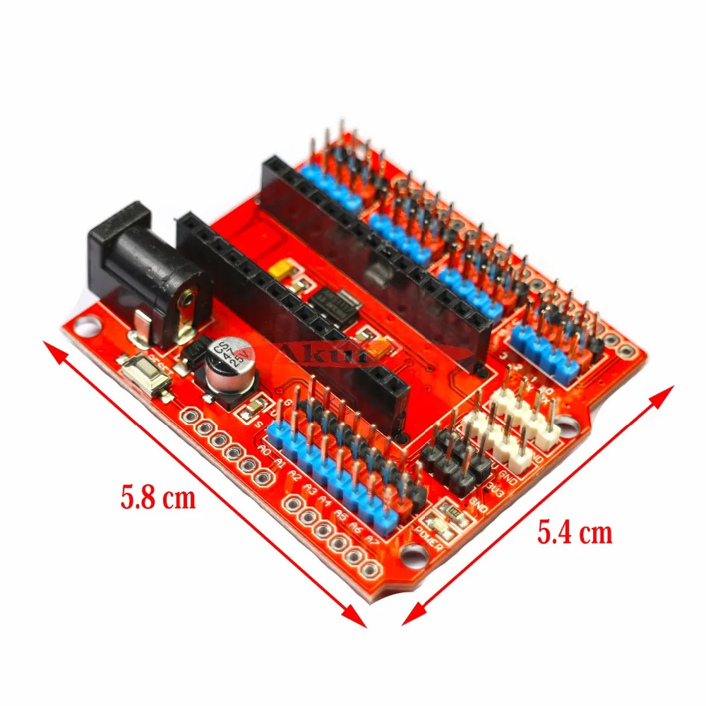 

20pcs NANO I/O IO Expansion Sensor Shield Module For Arduino UNO R3 Nano V3.0 3.0 Controller Compatible Board I2C PWM Interface