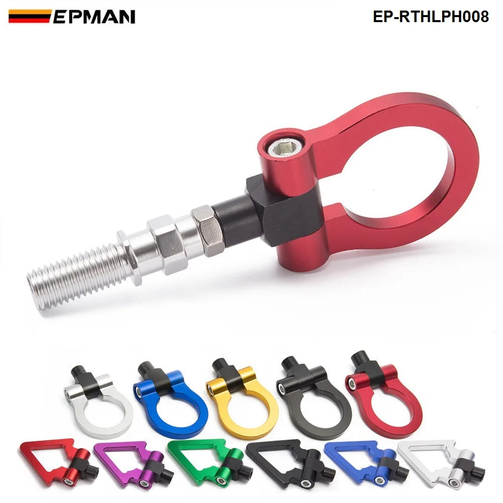 EPMAN Jdm نموذج سيارة السيارات مقطورة هوك حلقة العين السحب سحب الجبهة الخلفية الألومنيوم للسيارات اليابانية EP-RTHLPH008 EPMAN Jdm نموذج سيارة السيارات مقطورة هوك حلقة العين السحب سحب الجبهة الخلفية الألومنيوم للسيارات اليابانية EP-RTHLPH008