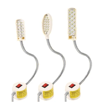 

LED Sewing Machine Light Industrial Gooseneck Lamp LED Work Light Magnetic Base Switch Flexible Mounting 10/19/20 Leds