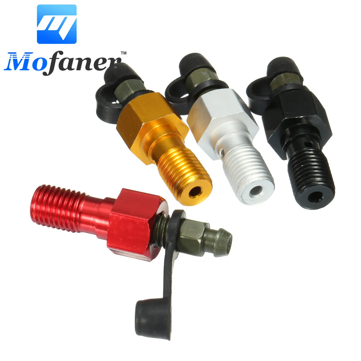 

M10x1.25mm Motorcycle Brake Braking Caliper Bleed Screw Nipple Dust Cap Washer