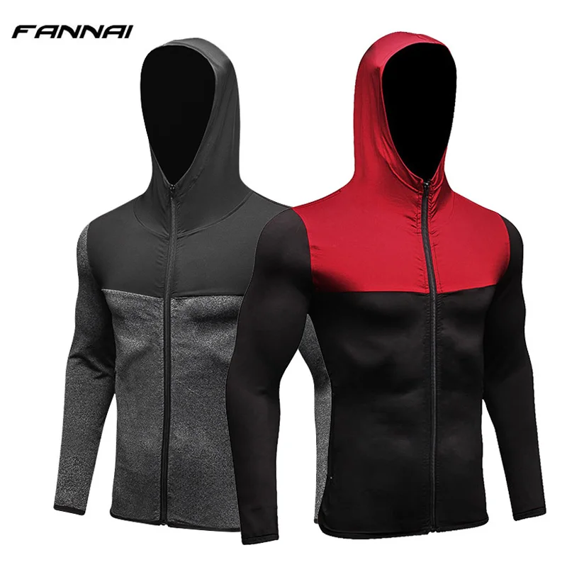 2019 Men's Running Jacket Jogging Sports Sportswear Training Fitness