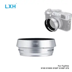 LXH металла X100 Камера бленда 49 мм Винт переходное кольцо для Fujifilm X100 X100S x100t X100F X70 заменяет Fujifilm LH-X100