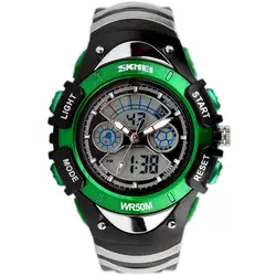 Водостойкие Skmei Брендовые спортивные часы мужские Студенческие наручные часы высокого качества цифровые и аналоговые военные часы Новые