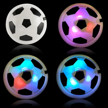 

18CM Funny LED Light Flashing Ball Toys Air Power Soccer Balls Gliding Multi-surface Hovering Football Game Toy Kid Chidren Gift