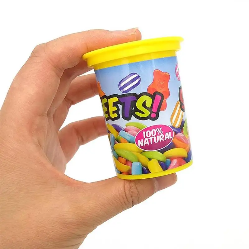 

Surprised Candy Jar Ejection Barrel Spoof Prank Scare Toys with Screaming DIY Handmade Craft T