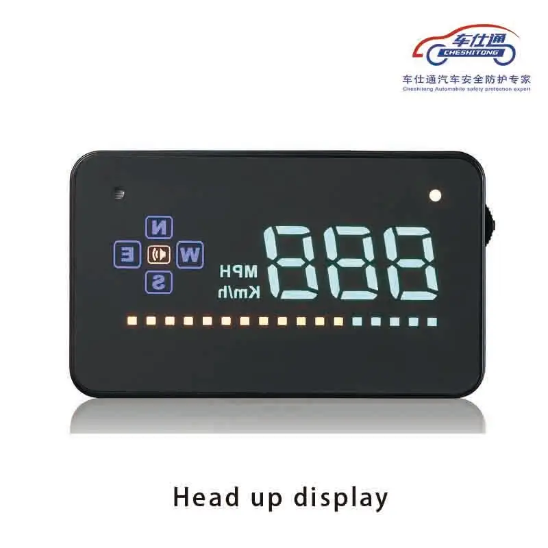 

HUD headup Car Display High Speed Projector HUD Windshield Projector Head OBD Interface Direction Direction Speed Alarm