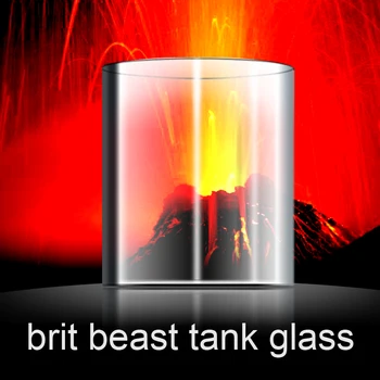

2pcs original vapesoon Replacement Pyrex Glass Tube for brit beast tank Atomizer tank glass tube
