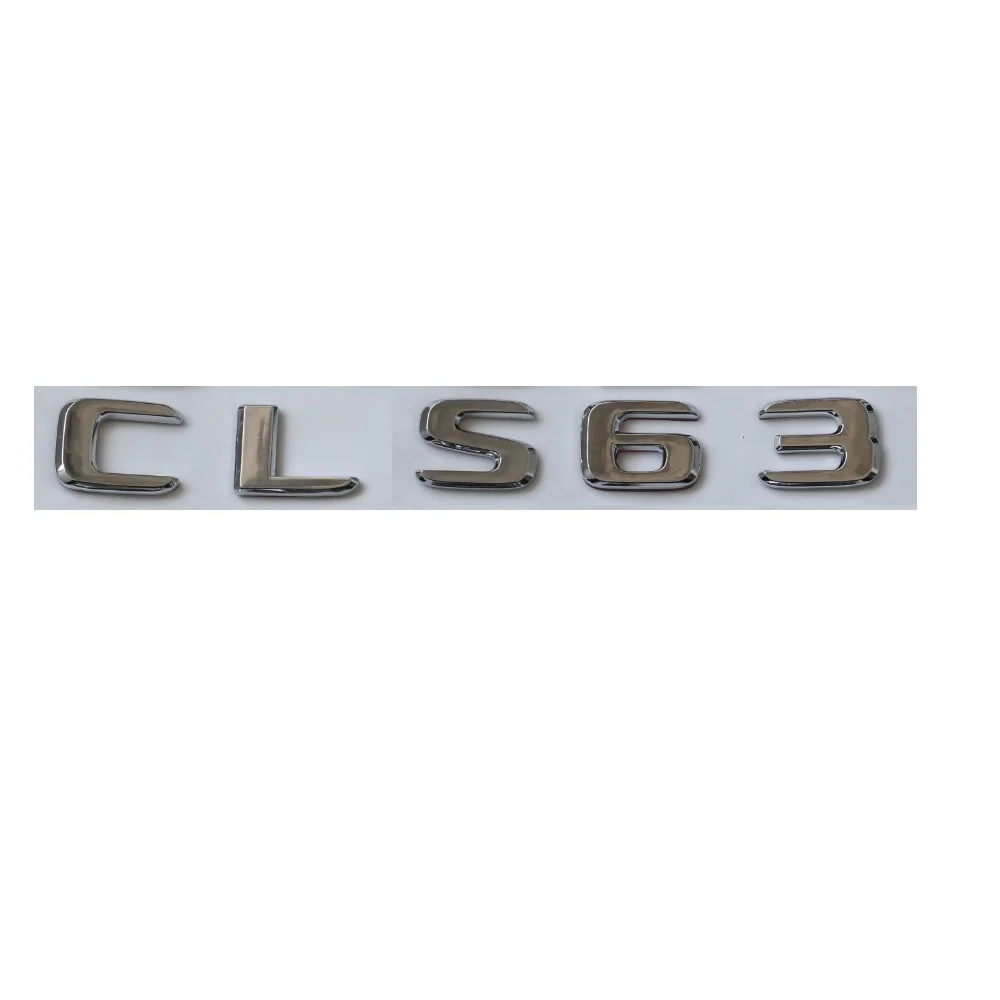 2018 Flat C220 Chrome Letters Trunk Emblem Badge Sticker for Mercedes Benz C220