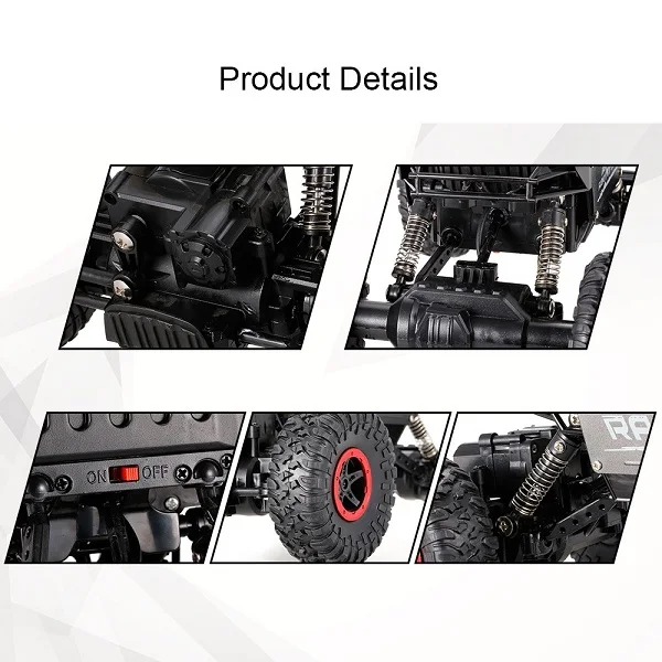 Flytec_9118_118_Alloy_Body_Shell_Crawler_RC_Buggy_Car_2.4G_4WD_High_Speed_Climbing_Car_09