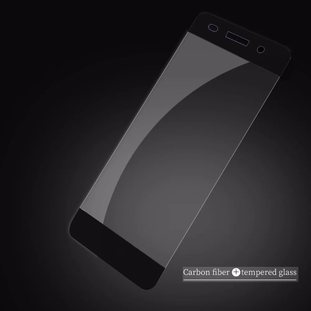 9H 3D изогнутый край переднее закаленное стекло для Sony Xperia Xa F3111 полное покрытие