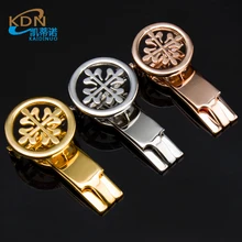 Складная Пряжка из нержавеющей стали, серебристый, золотой, розовое золото, для Patek philpe Blancpain, 20 мм, 18 м, для мужчин и женщин, металлический ремешок на запястье