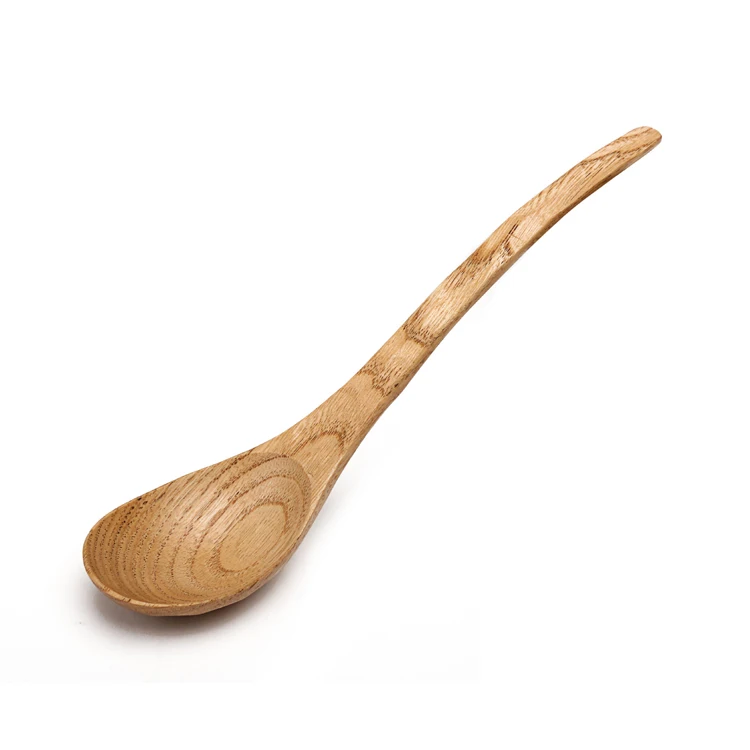 Set of 2 Large Wood Spoons Creative Tortoise-shell Wooden Porridge Soup Cereal Spoons Catering Ladles Wood Utensil Kitchen Accessories (4)