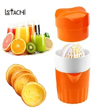 LSTACHi портативный ручной соковыжиматель для лимона мини-соковыжималка для фруктов ручной Лимон Апельсин соковыжималка для цитрусовых большой емкости