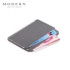 Moderno-Lujo a estrenar 100% cuero genuino de vaca 0,38 cm Super Delgado hombres carteras tarjetero organizador cartera corta marca famosa ► Foto 2/4