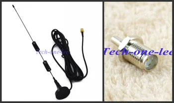 

4G 5dbi LTE Antenna 3g 4g lte Aerial 698-960/1700-2700Mhz SMA Male RG174 3M Antena + a SMA Female to CRC9 Male Adapter