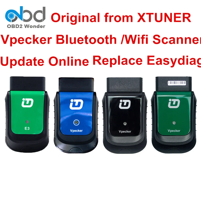 2017 Оригинальный Vpecker Bluetooth Wifi XTUNER E3 OBD2 диагностический сканер Замена Easydiag