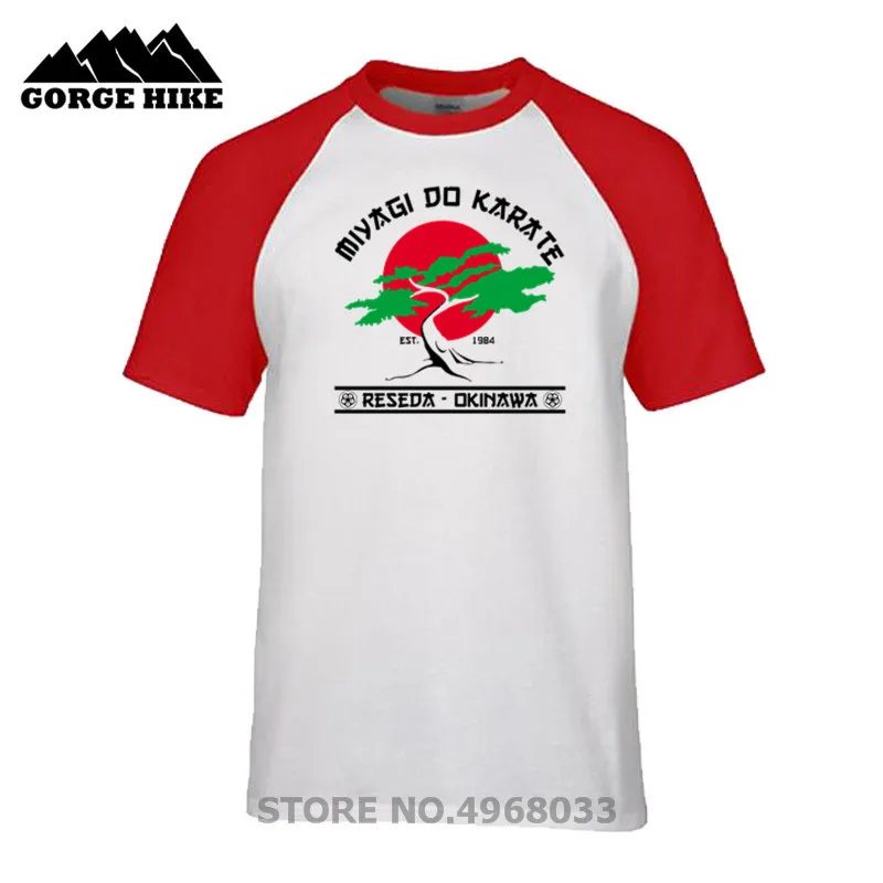 New Fashion Men T Shirt Miyagi Do Karate - Kid Cobra Kai Quality Cotton Breathable T-shirt Original Brand Manga Tshirt | Мужская одежда