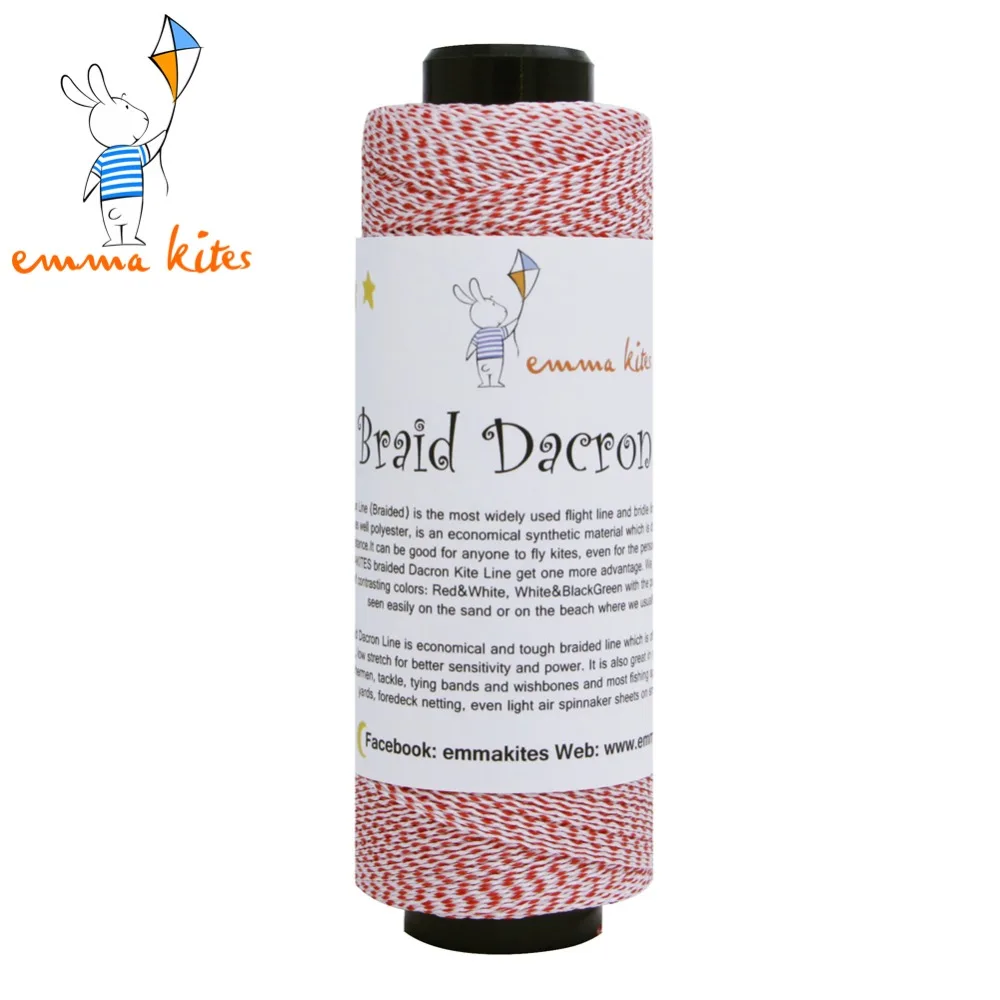Dacron Braided Kite Line Polyester String Cord 1000ft 50lb Kite String