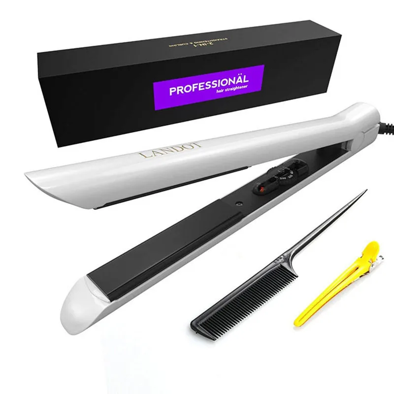 Saemocare – lisseur de cheveux professionnel, céramique Tourmaline fer à Anions plat 110-240V, kératine moins endommagée