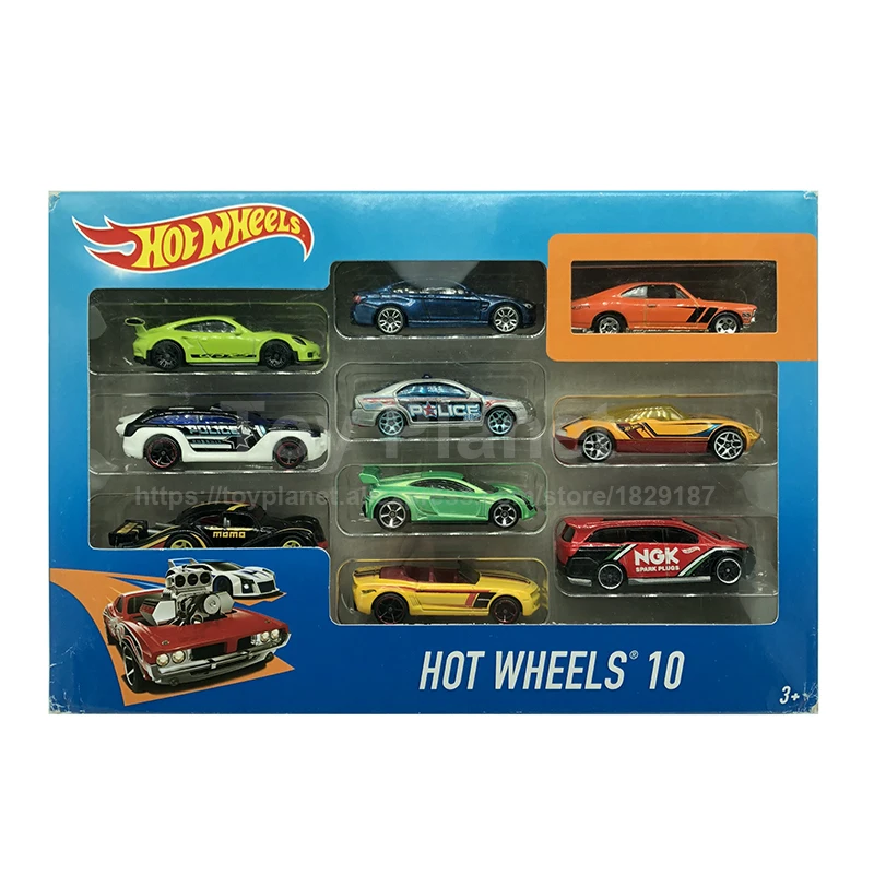 

10 Cars/Set Hot Wheels Toy Metal Cars Model Hotwheels Collection Miniatures Sports Car 10 Different Styles