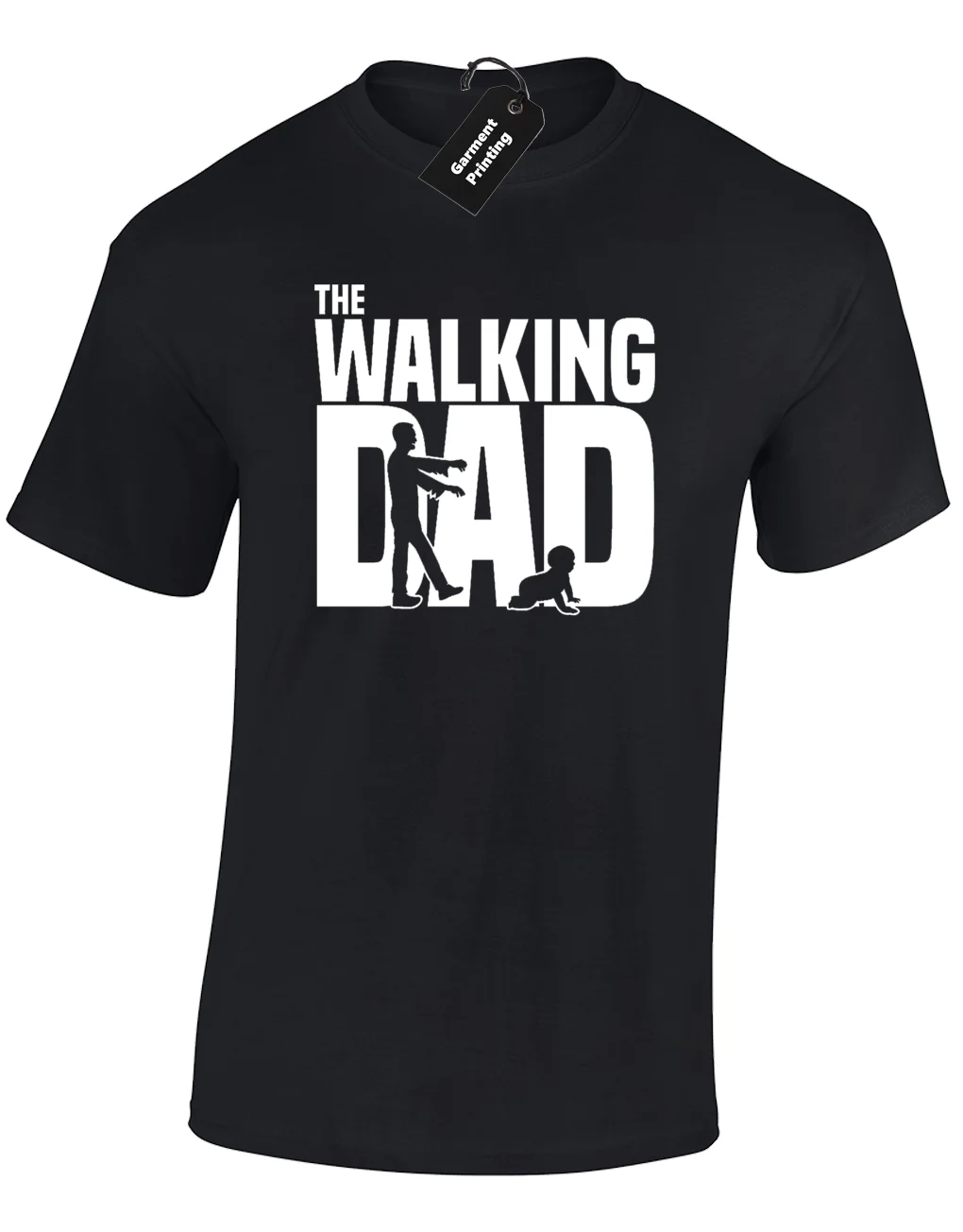 Мужская футболка с надписью THE WALKING DAD забавная NEW FATHER GIFT IDEA DEAD RICK GRIMES DARYL крутая