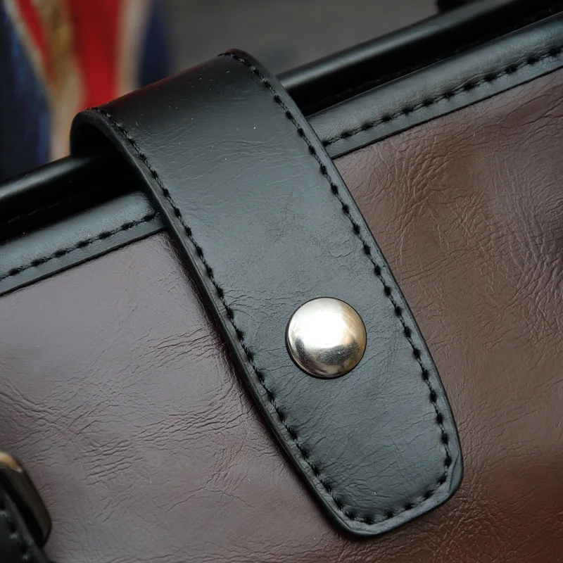 Лидер продаж Модные Простые в горошек известный бренд бизнес мужской портфель сумка кожаная сумка для ноутбука повседневное человек сумки