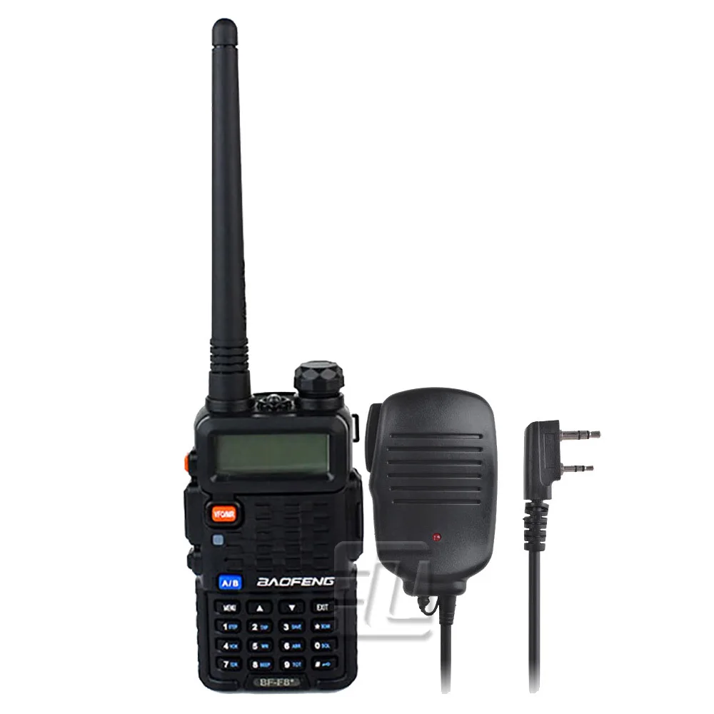 Microphone Baofeng Walkie Talkie BF-F8+ 5W 128CH Dual Band Way Radio UHF VHF FM VOX Ham F8 | Мобильные телефоны и