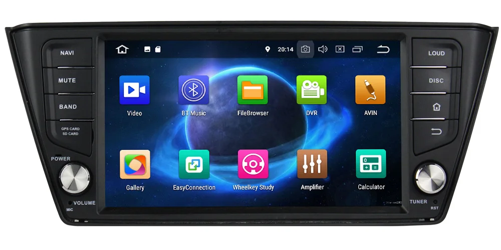 Discount 8" Octa Core 4G Android 8.1 4GB RAM 64GB ROM RDS BT Car DVD Multimedia Player Radio Stereo Head Unit For Skoda Fabia 2015-2017 1