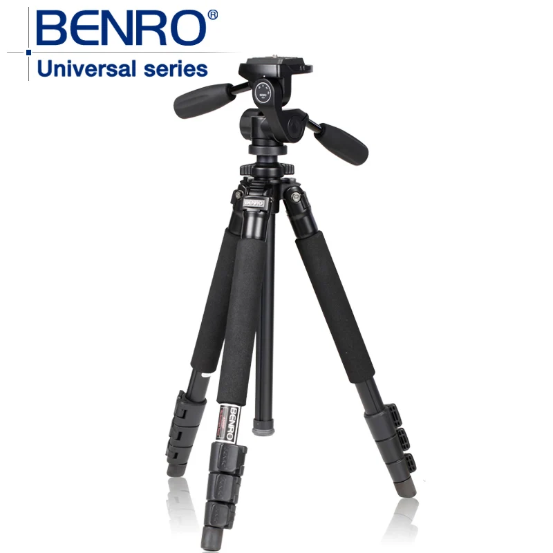 

BENRO A350FHD1 Pro Aluminum Tripod With HD1 Ballhead Bubble Level Monopod 4 Section+Carrying Bag Kit, Max loading 4kg