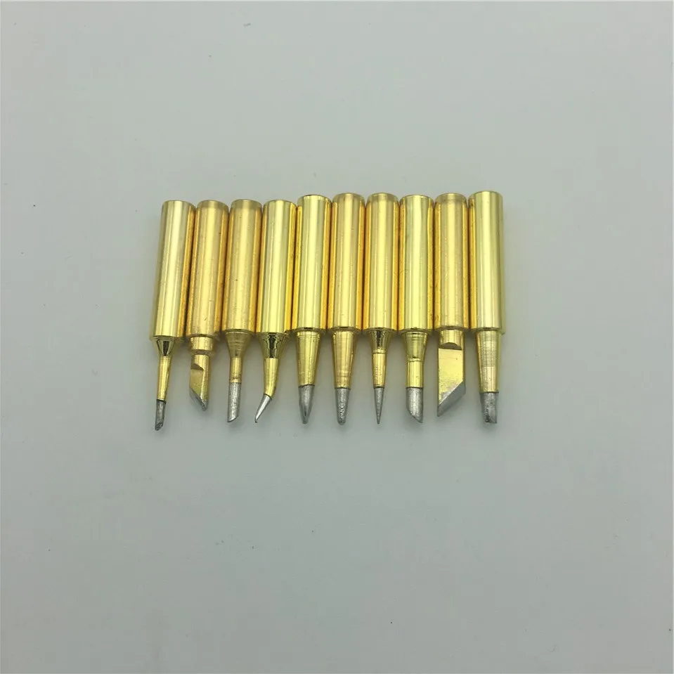 

10pcs/lot Lead-free Solder Iron Tip 900M-T Hakko 936/951/937 Saike 852d+/852d++/909d ATTEN and other brand soldering station