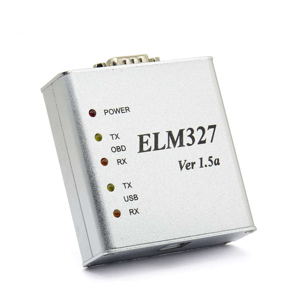 Цена ELM327 металлический V1.5/V1.5a OBD2 автоматический диагностический инструмент ELM 327 USB металлический интерфейс считыватель кода сканер