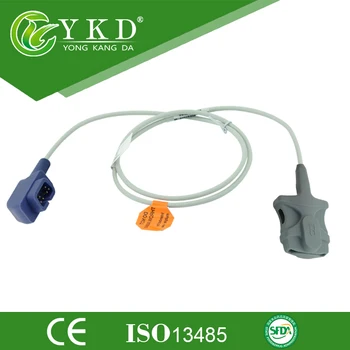 

Free shipping Compatible CSI Adult soft tip SpO2 Sensor cable 1m 6Pin