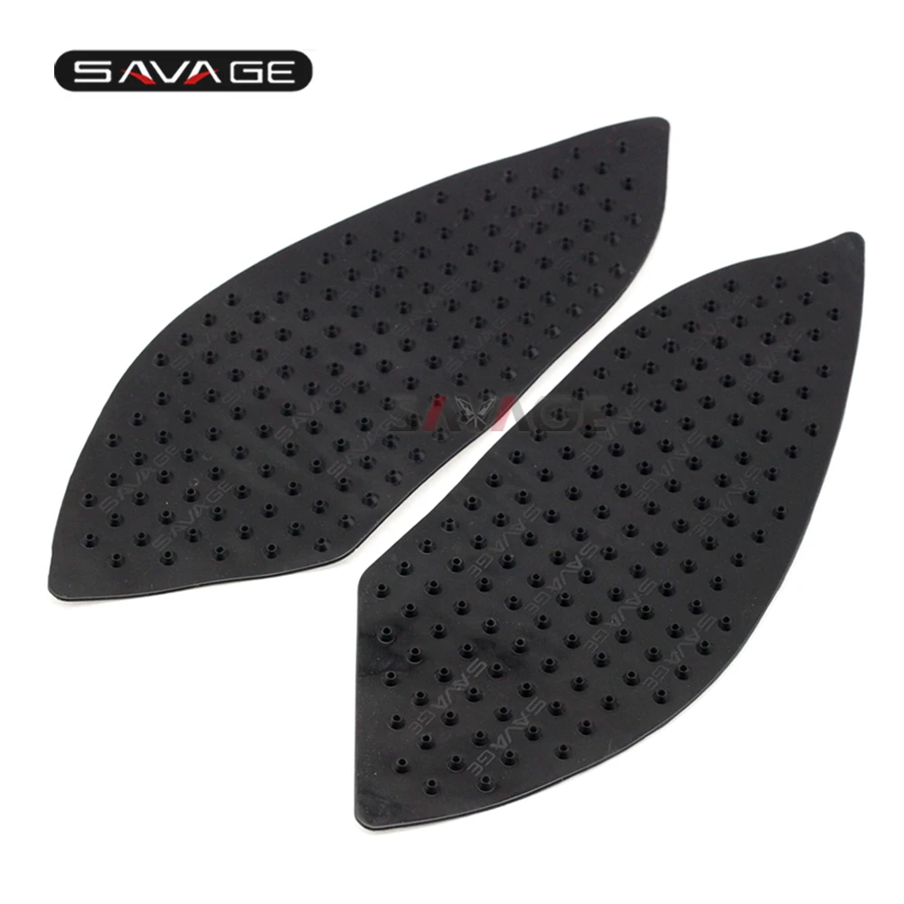 Motorcycle Tank Traction Pad Side Fuel Gas Knee Grip Decal Protector For BMW S1000RR 2010-2016 Black