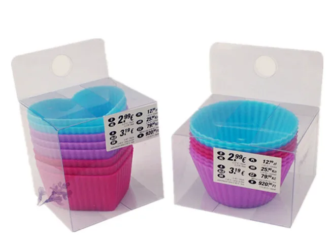 heart shape silicone muffin cup 22