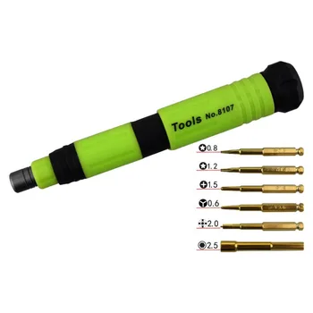 

Six in One Professional Screwdriver Set for iPhone 7 Repairing Tools Interchangeable Screwdriver Set 8107 Durable Quality
