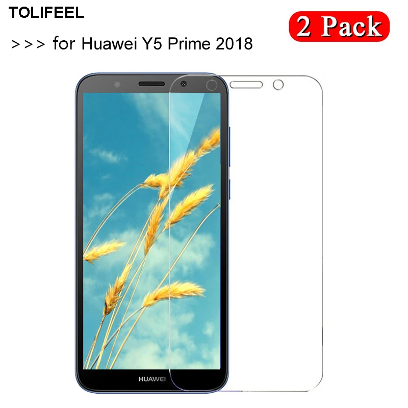 2-Pack закаленное стекло для huawei Y5 Prime 2018 протектор экрана 9 H Премиум Защитная пленка