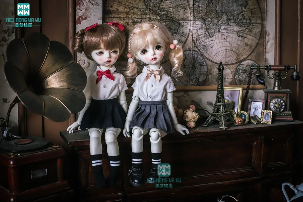Аксессуары для кукол BJD Одежда 27 30 см 1/6 модный вязаный кардиган плиссированная