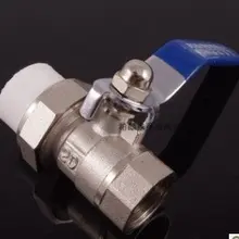 DN20, " полипропиленовый шаровой клапан; 10 шт./компл.,, ручной шаровой кран, полипропиленовый шаровой клапан, клапан ppr