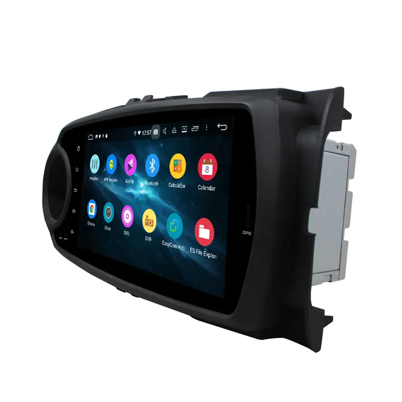 Discount IPS Screen 2 din 8" Android 9.0 Car Radio GPS Navigation Head Unit for Toyota yaris 2012 2013 4GB RAM 32GB/64GB ROM 3