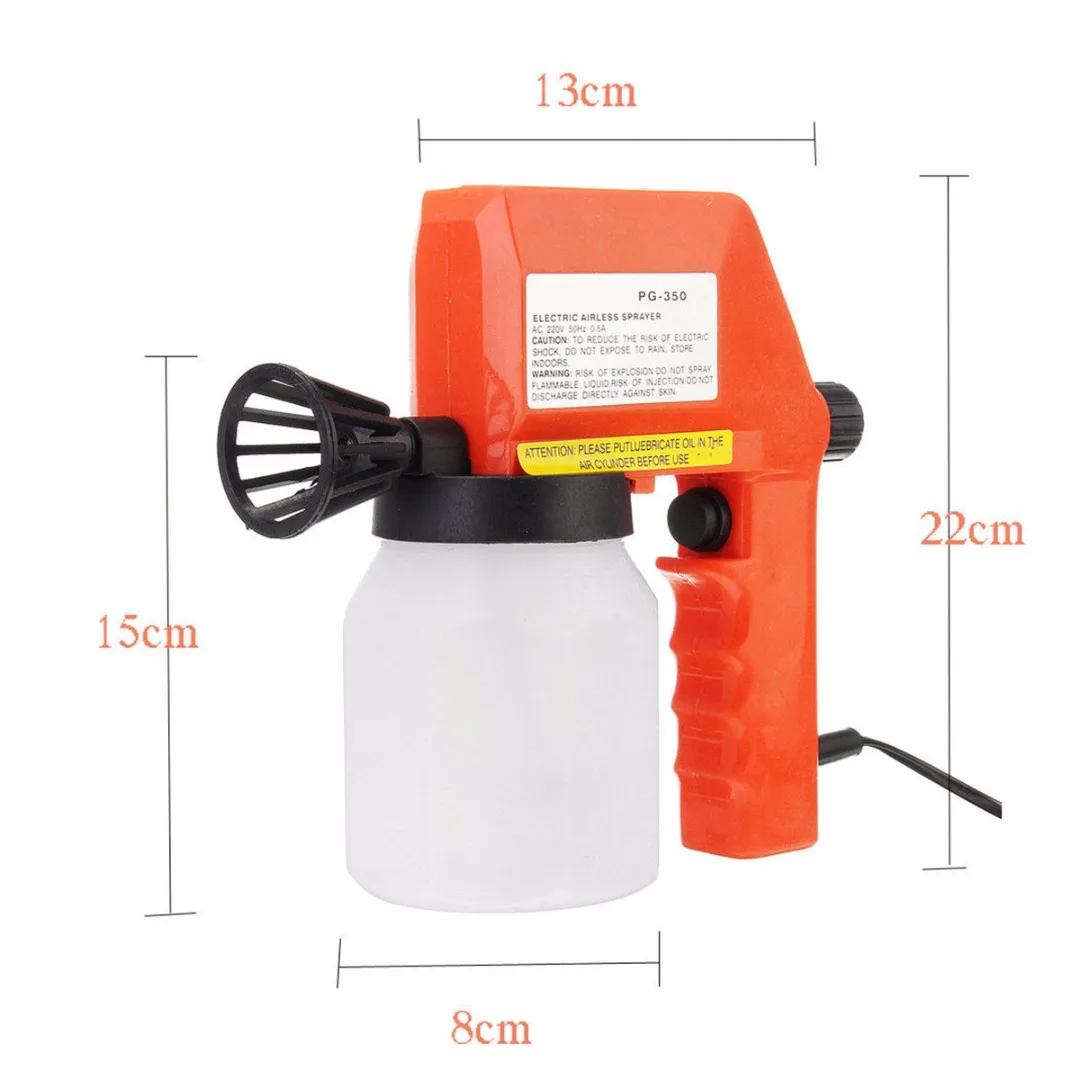 1SET Electric Paint Sprayer Electric Handheld Airless Paint Spray Tool House Sprayer Car Painting Tool
