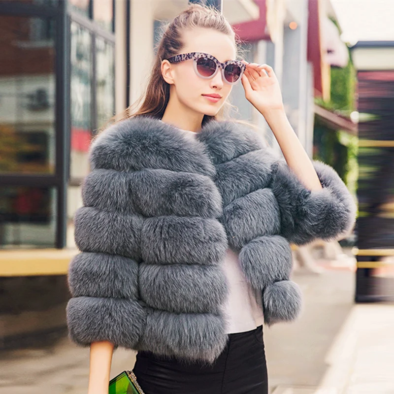 Online Get Cheap Fox Fur Coats -Aliexpress.com Alibaba Group Women's Genuine Fox Fur Coat warm Natural fur coats female winter Real Fur Coat(China - Online Get Cheap Fox Fur Coats -Aliexpress.com Alibaba Group