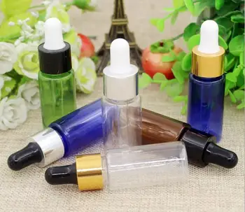 

100Pcs/LOT 15ml 20ml 50ml Empty Dropper Bottle Portable Aromatherapy Essential Oil Bottle with plastic Eye Dropper