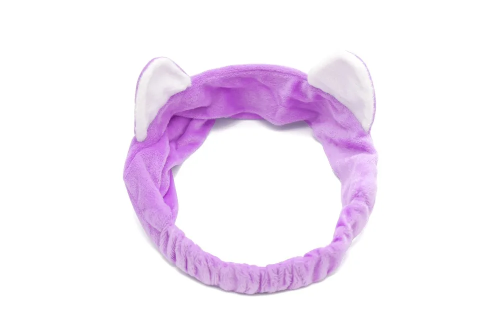 Multiple Styles Cute Elastic Cat Ears Headbands for Women Girls Makeup Face Washing Headband Hairdo Headwrap Hair Accessory head accessories female