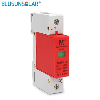 

1P 30-60kA 385V AC Din Rail SPD Low Voltage Surge Protective Device