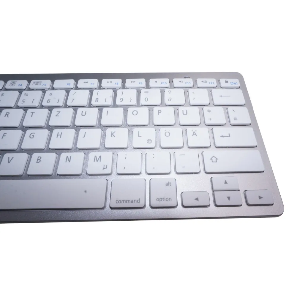 Клавиатура QUWIND с немецкой раскладкой Bluetooth беспроводная клавиатура для iPad ПК