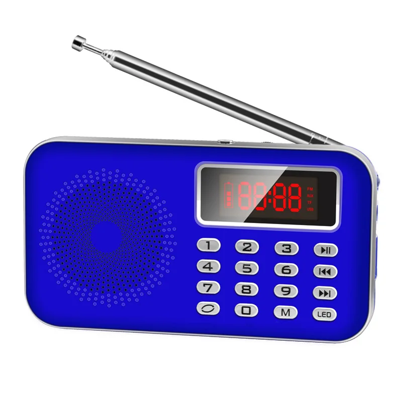Y 619AM/FM Открытый Портативный цифровой карточный динамик радио мини сабвуфер